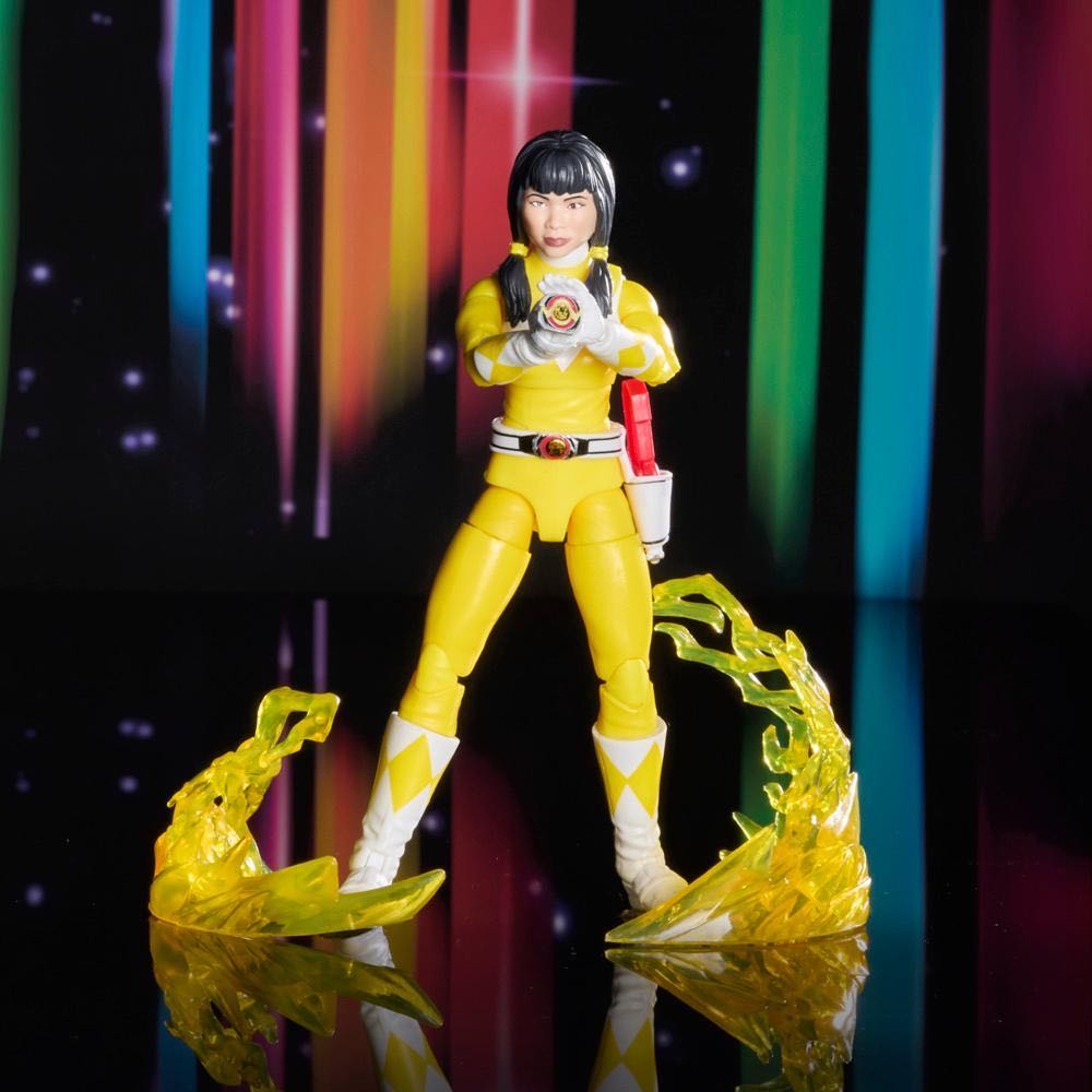 Yellow Ranger (Trini Kwan) - Hasbro (PR Mighty Morphin) action figure collectible [Barcode 5010994183363] - Main Image 4