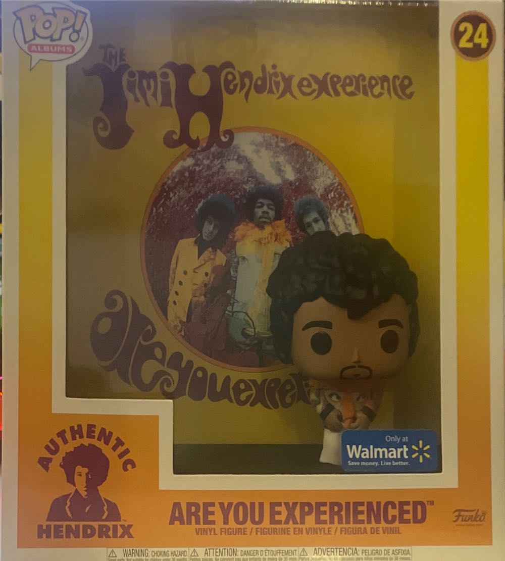 Pop: Funko Pop! Albums- #24 Jimi Hendrix-  Are You Experienced Vinyl Figure - Funko (Jimi Hendrix) action figure collectible [Barcode 889698588997] - Main Image 2