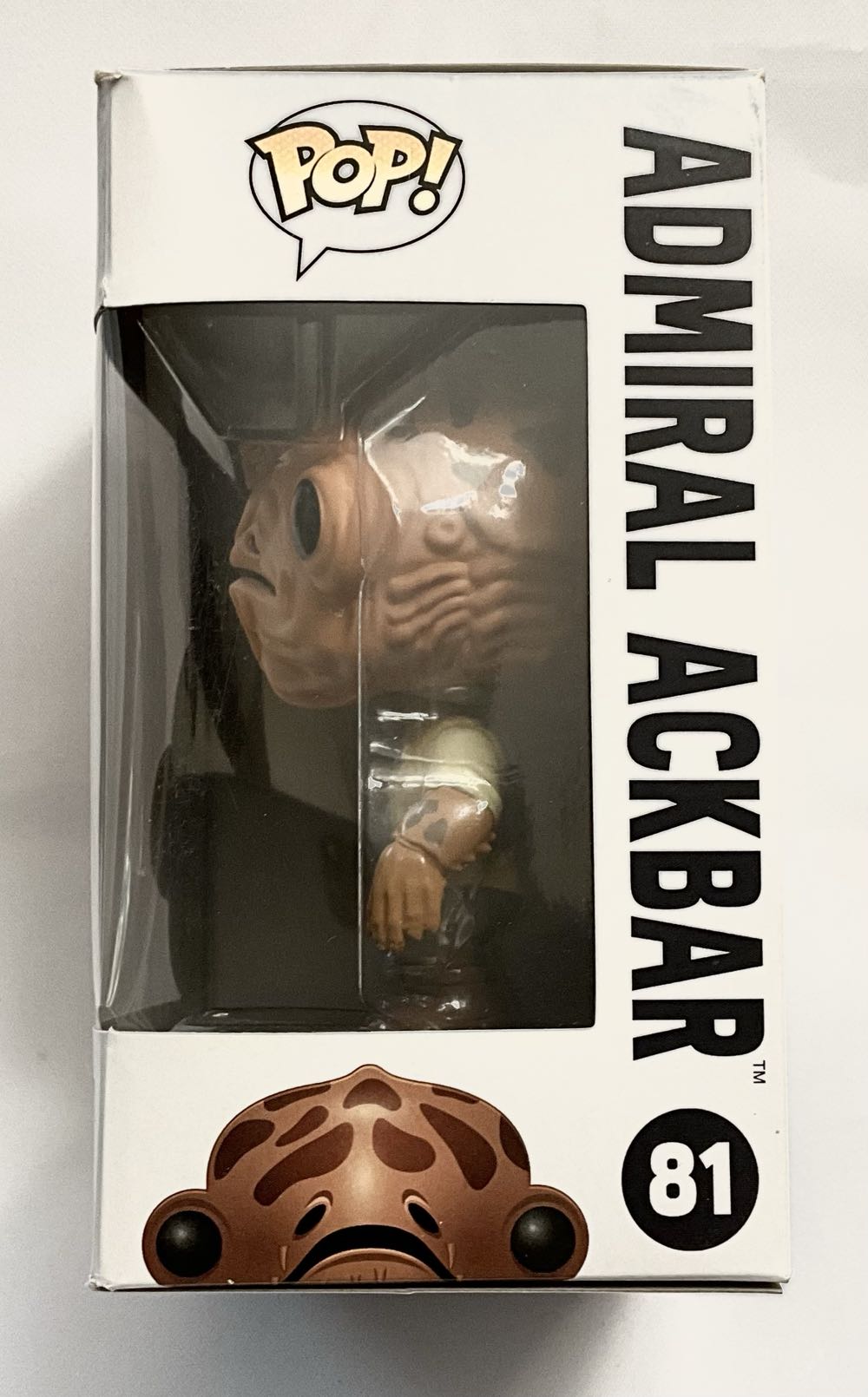#81 Admiral Ackbar  (Funko Pop!) action figure collectible [Barcode 849803065850] - Main Image 4