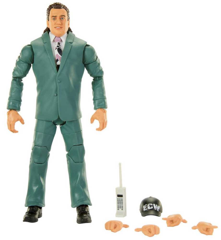 ELITE LEGENDS - PAUL E. DANGEROUSLY - 1990s Wcw - Mattel (WWE Legends Series 18) action figure collectible [Barcode 194735117352] - Main Image 3