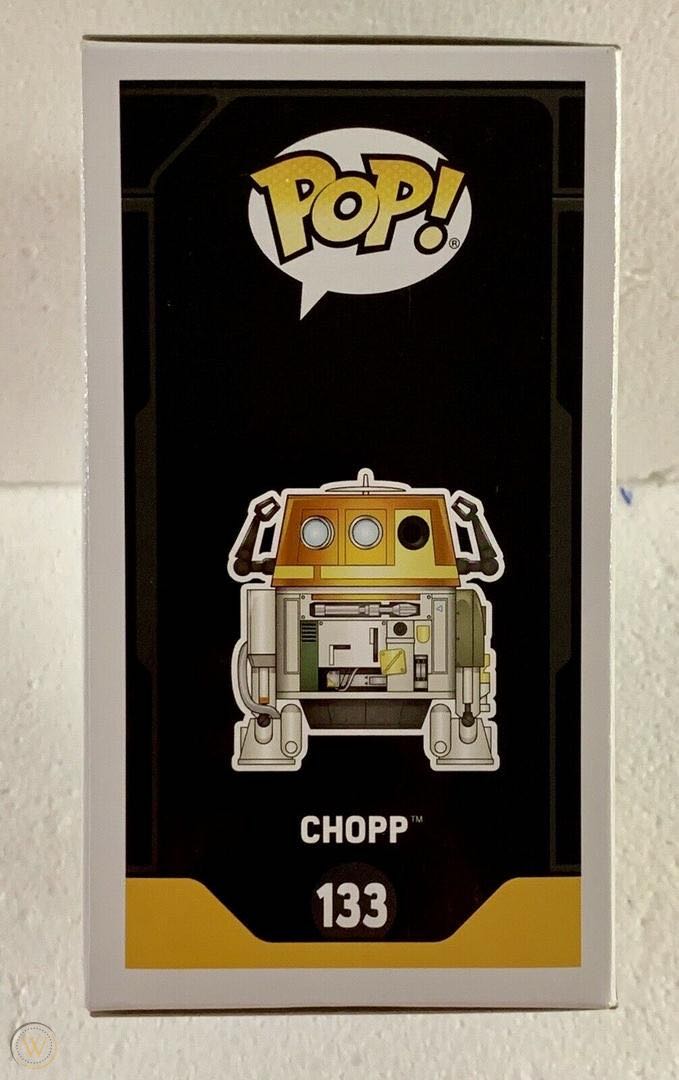 FUNKO POP! STAR WARS REBELS CHOPP (CHOPPER) #133 BOX ERROR RARE VARIANT - Funko (Funko Pop!) action figure collectible [Barcode 889698107716] - Main Image 3