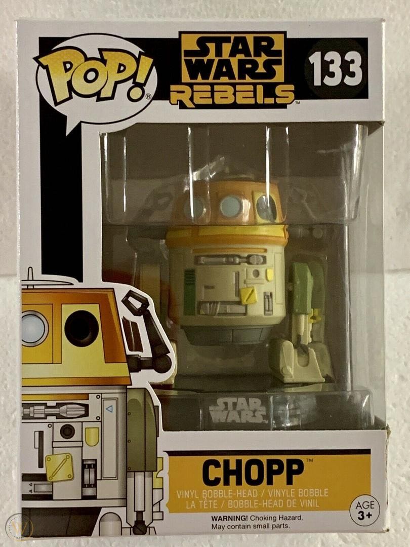 FUNKO POP! STAR WARS REBELS CHOPP (CHOPPER) #133 BOX ERROR RARE VARIANT - Funko (Funko Pop!) action figure collectible [Barcode 889698107716] - Main Image 4