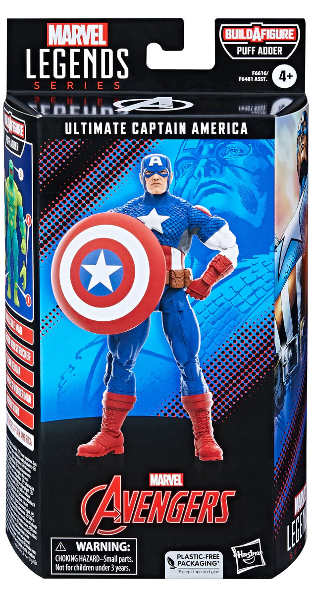 Captain America: Captain America (Ultimate) - Hasbro (Marvel Legends) action figure collectible - Main Image 3