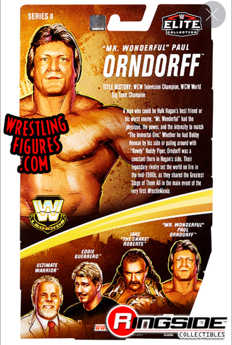 Mr. Wonderful Paul Orndorff - WWE Mattel (WWE Elite Legends Series 8) action figure collectible - Main Image 3