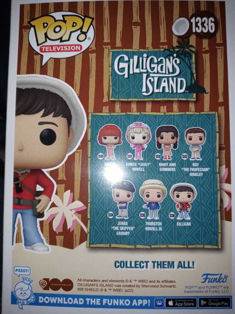 Gilligan’s Island 1336 Gilligan - Funko (Gilligan’s Island) (Gilligan’s Island) action figure collectible [Barcode 889698707664] - Main Image 2
