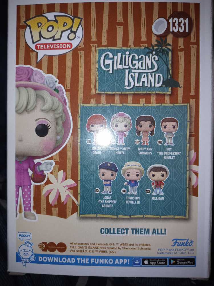 Gilligan’s Island 1331 Eunice "Lovey” Howell - Funko (Gilligan’s Island) (Gilligan’s Island) action figure collectible [Barcode 889698707619] - Main Image 2