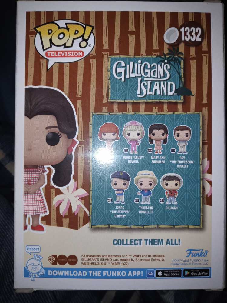 Gilligan’s Island 1332 Mary Ann Summers  - Funko (Gilligan’s Island) (Gilligan’s Island) action figure collectible [Barcode 889698707626] - Main Image 2