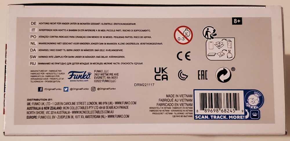 15 Rudy (Size) - Killer Klowns From Outer Space  - Funko (Funko Pop! VHS Covers) action figure collectible [Barcode 889698682459] - Main Image 3