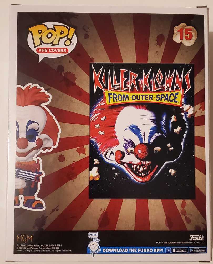 15 Rudy (Size) - Killer Klowns From Outer Space  - Funko (Funko Pop! VHS Covers) action figure collectible [Barcode 889698682459] - Main Image 4