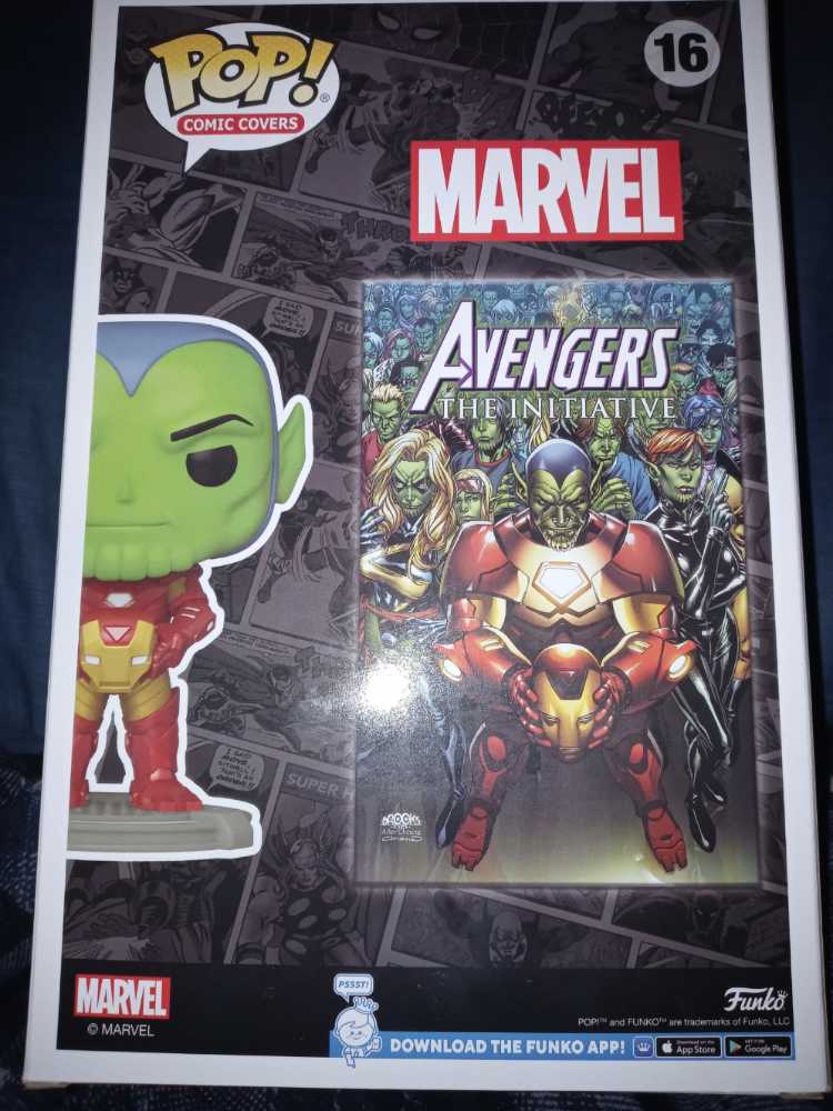Funko Pop Comic Cover Marvel’s Skrull As Iron Man #16 - Funko (Comic Covers) (Comic Cover (Skrull as Iron Man)) action figure collectible [Barcode 889698656115] - Main Image 2
