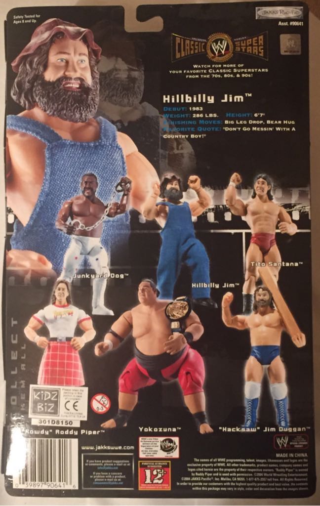 Hillbilly Jim - Jakks Pacific (WWE Classic Superstars) action figure collectible - Main Image 2