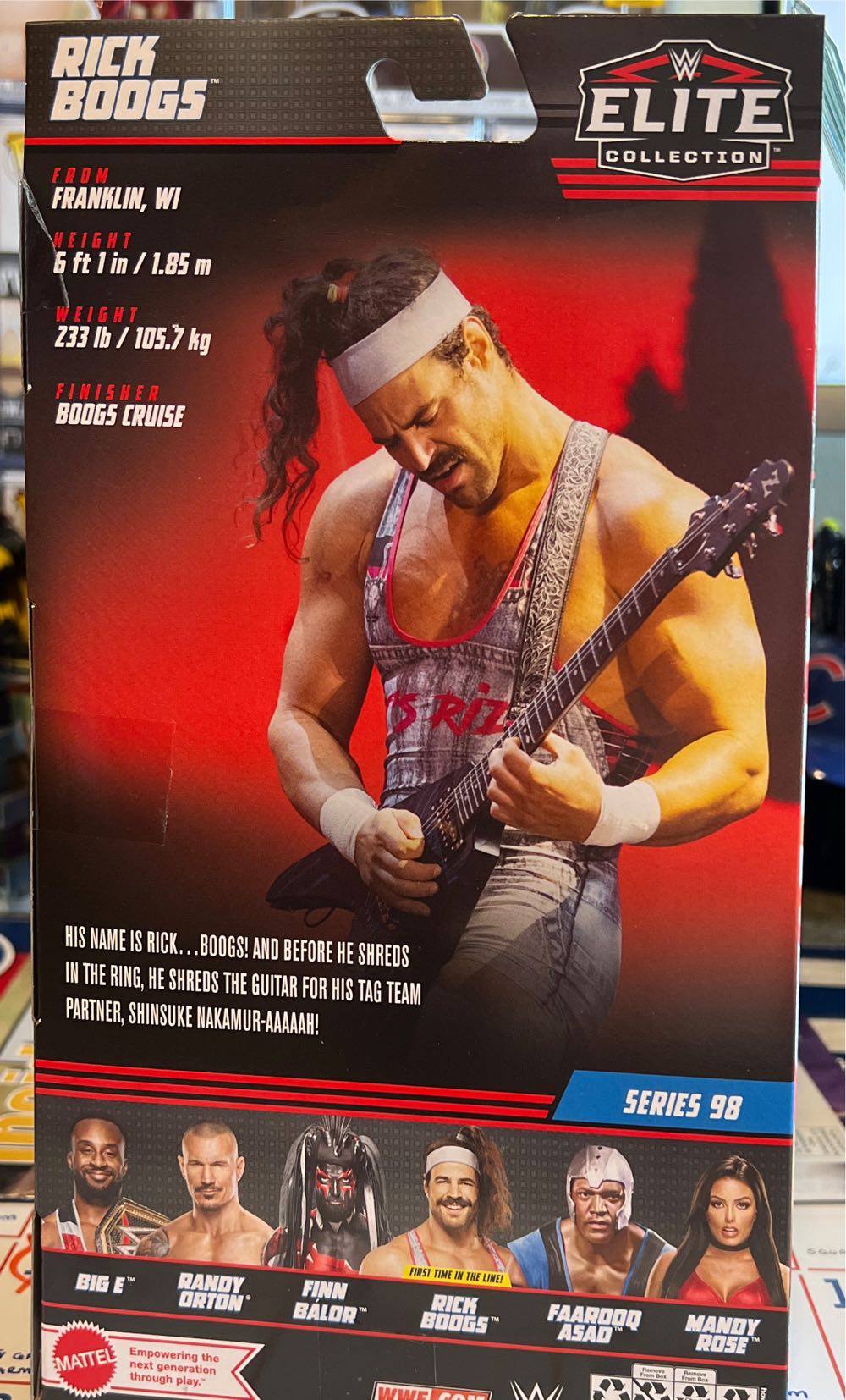 Rick Boogs - Mattel Wwe (WWE) action figure collectible - Main Image 2