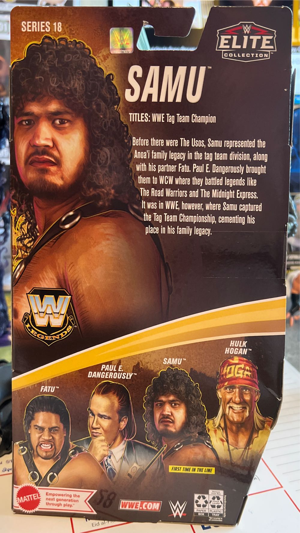 Samu - Mattel Wwe (WWE) action figure collectible - Main Image 2