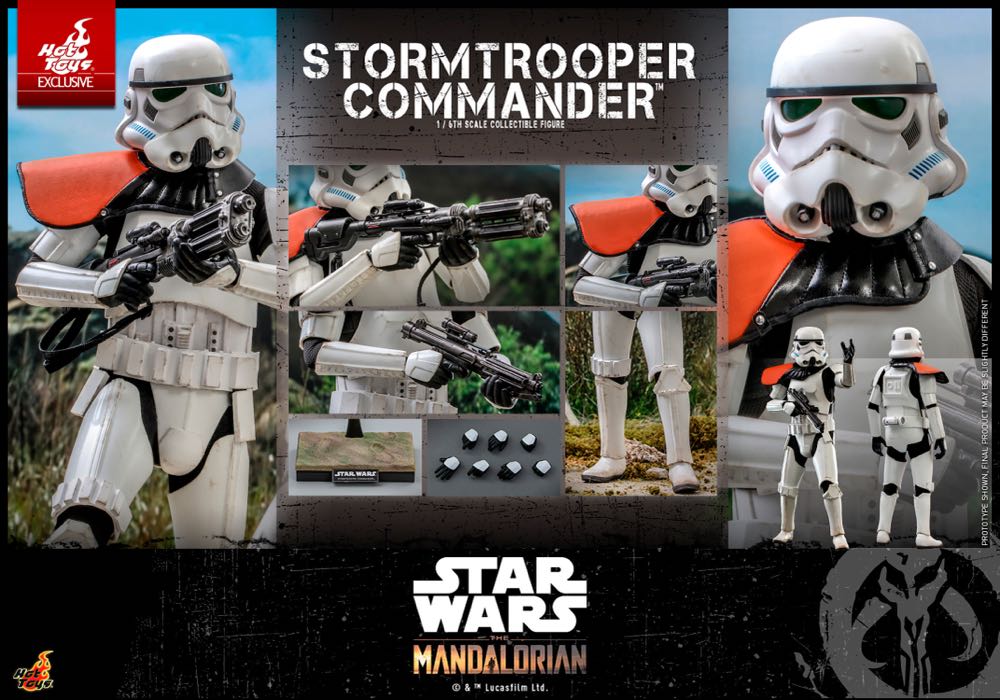Hot Toys TMS 041 The Mandalorian Stormtrooper Commander - Hot Toys (Stormtrooper) action figure collectible - Main Image 2