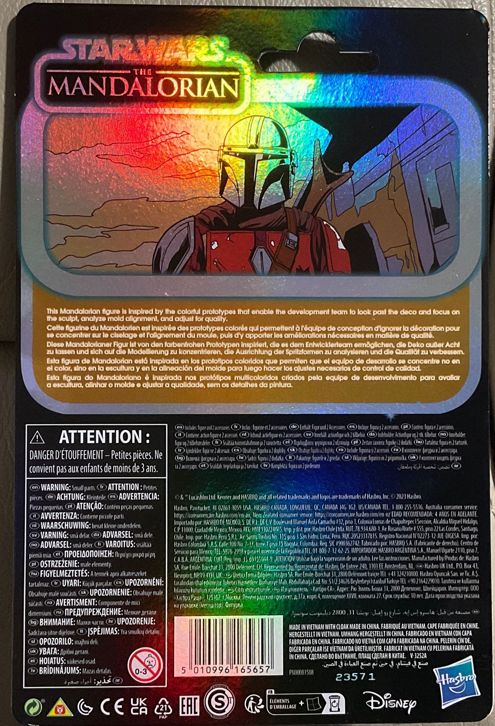 Retro Collection - Prototype - Mandalorian - Disney/ Hasbro (The Mandalorian) action figure collectible - Main Image 2