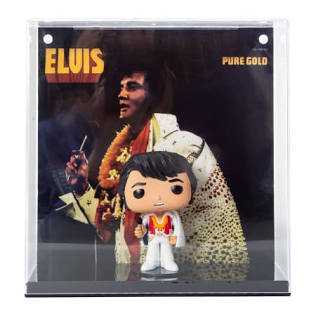Funko Pop! Elvis Pure Gold Vinyl Figurine Hard Protector Case - Funko (Elvis Presley) action figure collectible [Barcode 889698572774] - Main Image 3