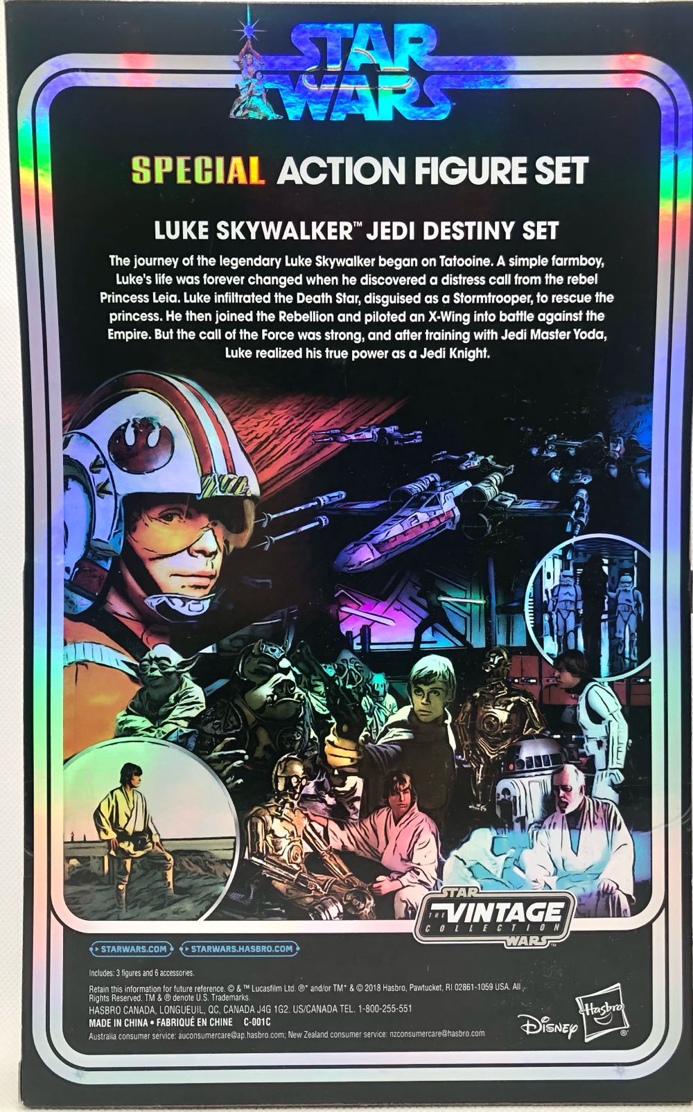 (D) Luke Skywalker Jedi Desiny Set - Hasbro (Star Wars The Vintage Collection) (Star Wars) action figure collectible - Main Image 2