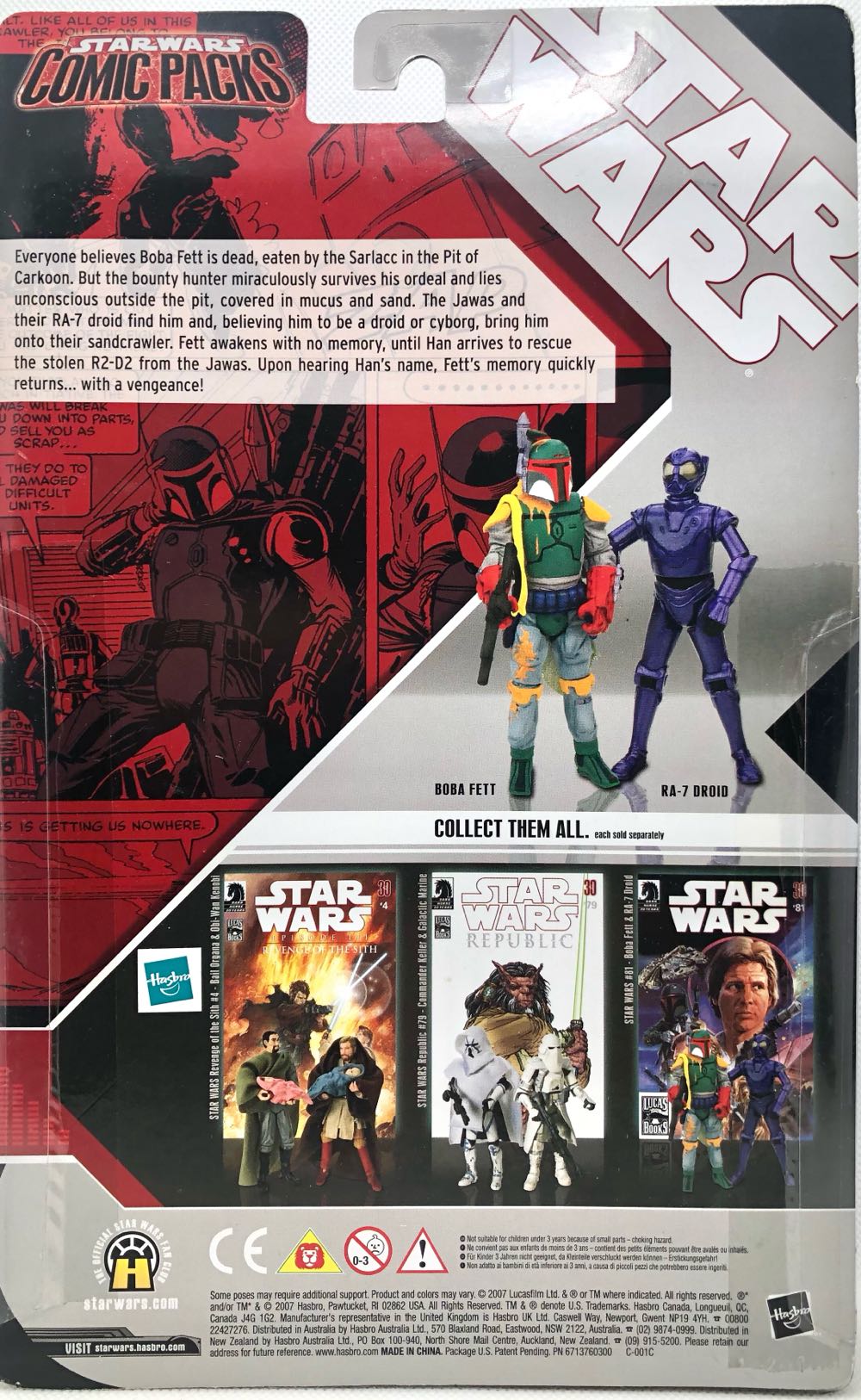 Boba Fett & RA-7 Droid - Hasbro (Star Wars Comic Packs) (Star Wars) action figure collectible - Main Image 2