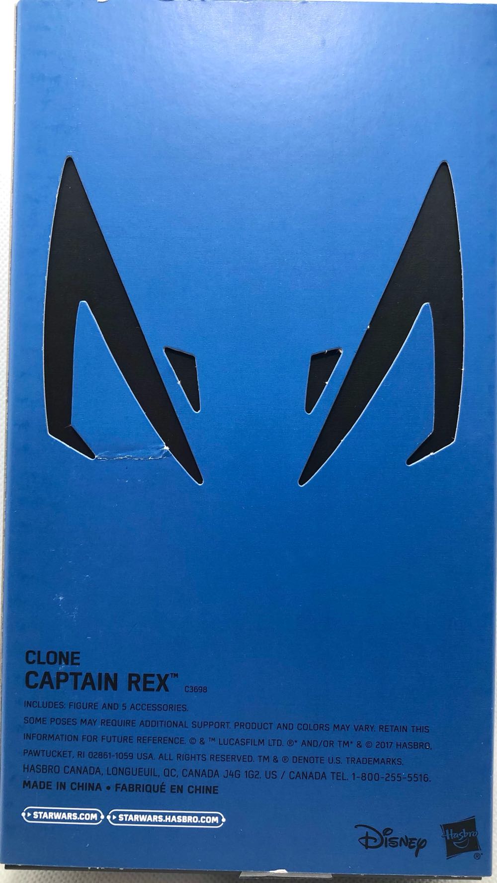 (D) Clone Captain Rex - Hasbro (Star Wars Black 6”) (Star Wars) action figure collectible - Main Image 3
