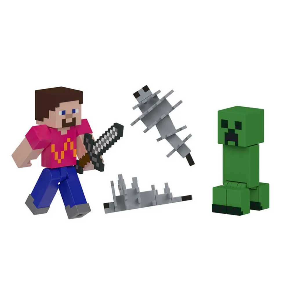 Minecraft Silverfish Swarm - Mattel Minecraft action figure collectible [Barcode 194735114610] - Main Image 2