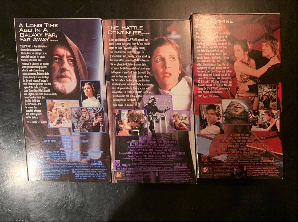 Star Wars Trilogy Original VHS - Twentieth Century Fox (Movie) action figure collectible [Barcode 086162060939] - Main Image 4