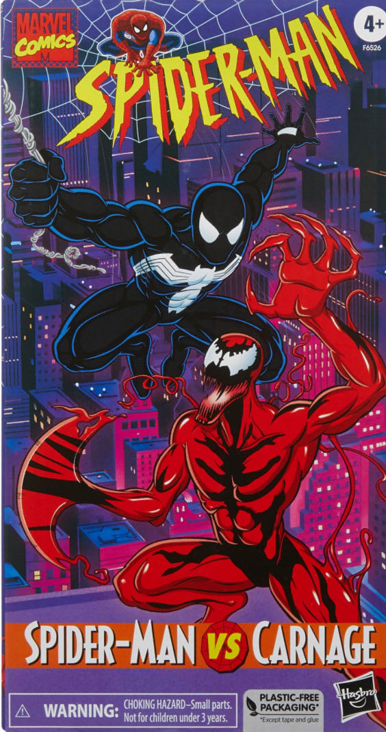 Spider-Man (Animated) Black Suit - Hasbro - Box Set (Hasbro Box Set: Spider-Man vs. Carnage) action figure collectible - Main Image 2