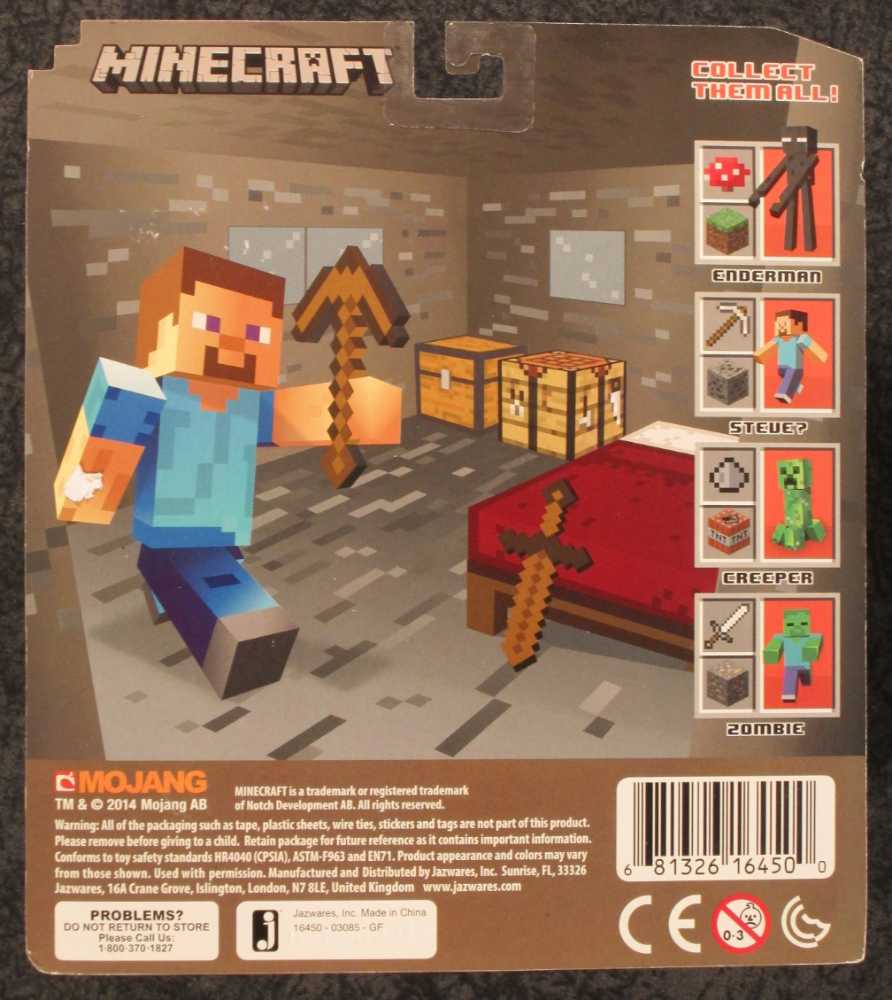 Minecraft Survival Pack - Jazwares Inc. (Minecraft) action figure collectible [Barcode 681326164500] - Main Image 2