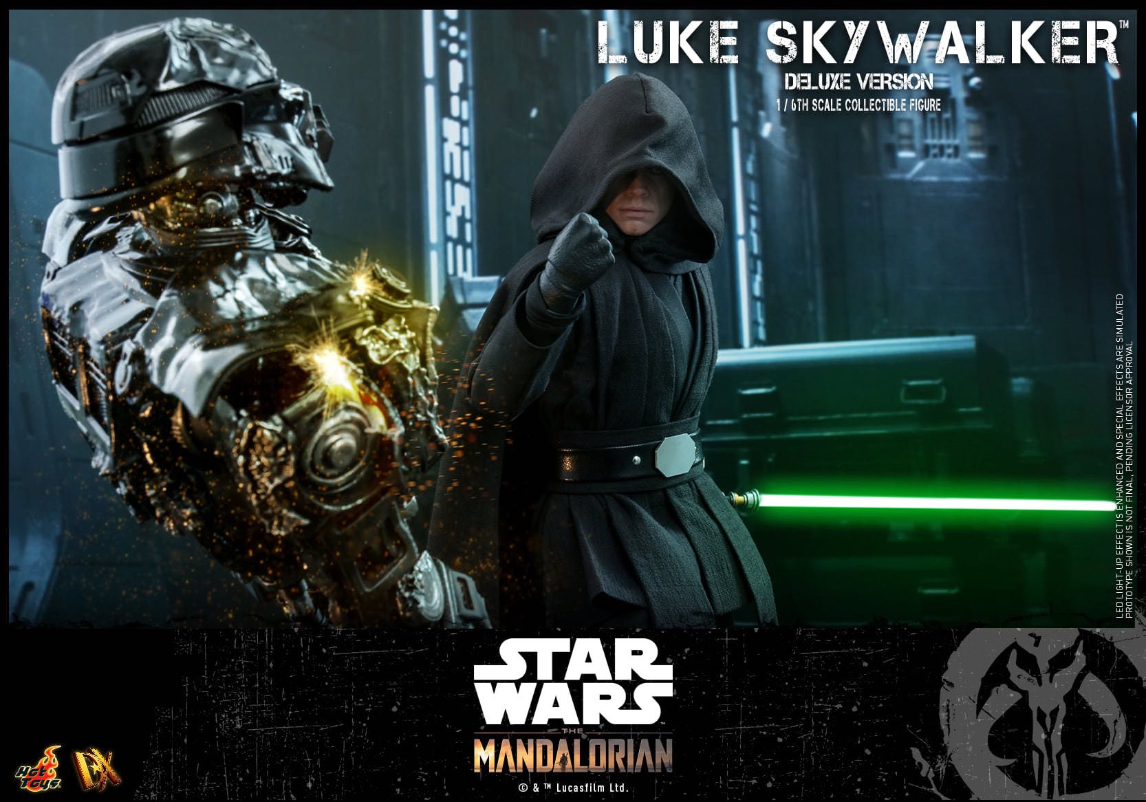 Luke Skywalker (Special Edition) - Hot Toys (Star Wars: The Mandalorian) action figure collectible [Barcode 4895228609021] - Main Image 7