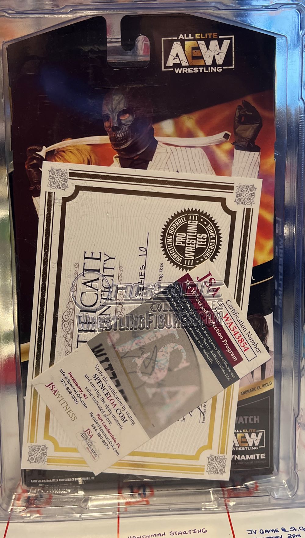 Andrade - Jazwares AEW (AEW) action figure collectible - Main Image 2