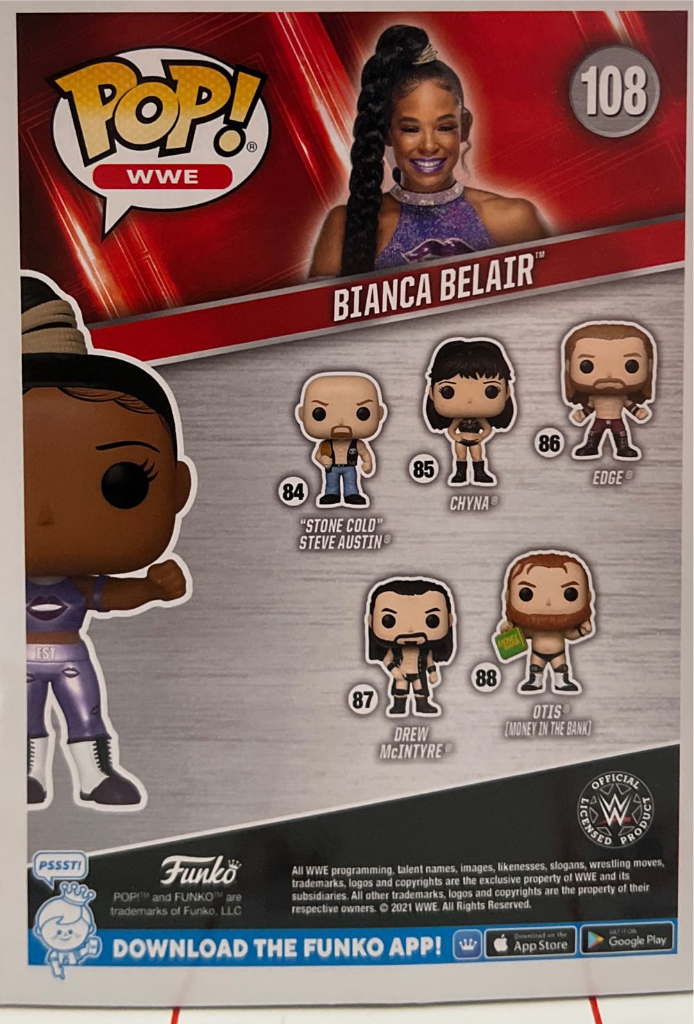 Bianca Belair - Funko / WWE (WWE) action figure collectible - Main Image 2