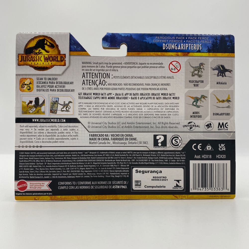 Jurassic World: Dsungaripterus - Mattel (Jurassic World Dominion) action figure collectible - Main Image 4