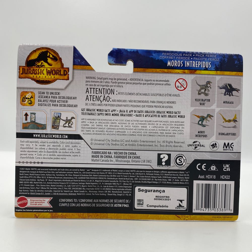 Jurassic World: Moros Intrepidus - Mattel (Jurassic World Dominion) action figure collectible - Main Image 3