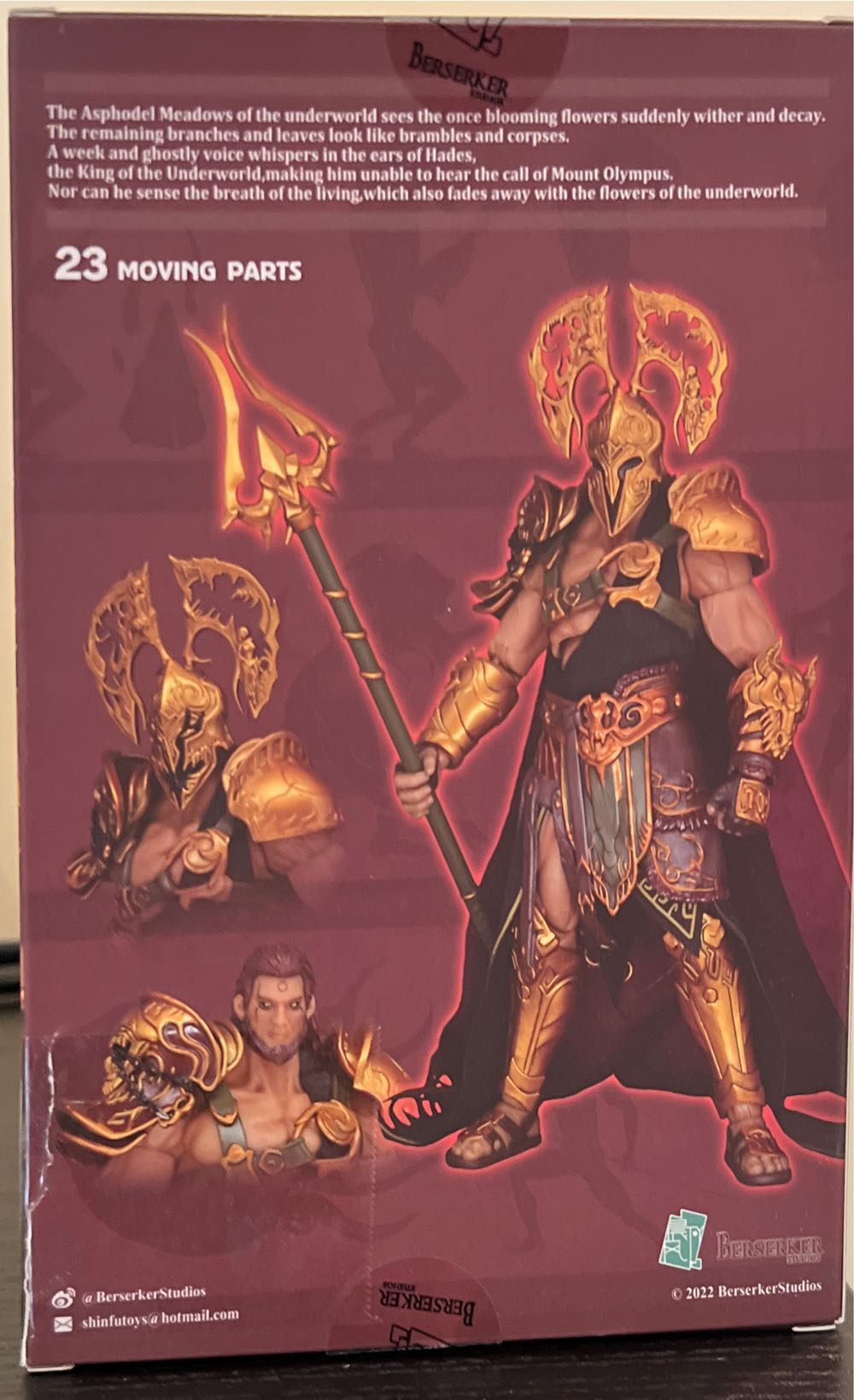 Hades M-02 Myth Berserker Studios - Berserker Studios (Mythologies) action figure collectible - Main Image 2