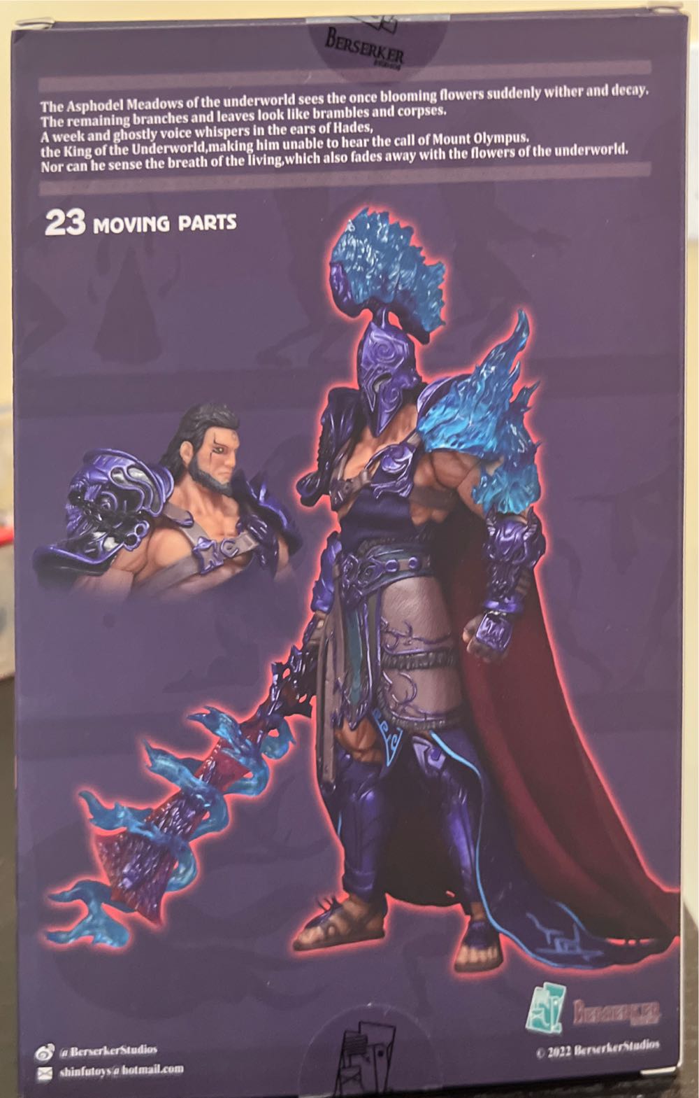 Hades Shadow M-02E Berserker Studios - Berserker Studios (Mythologies) action figure collectible - Main Image 2
