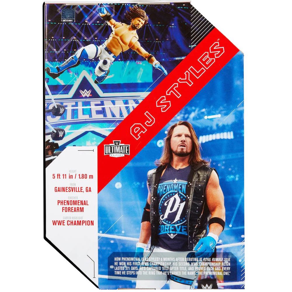 AJ Styles - Mattel WWE (WWE Ultimate Edition 16) action figure collectible - Main Image 4
