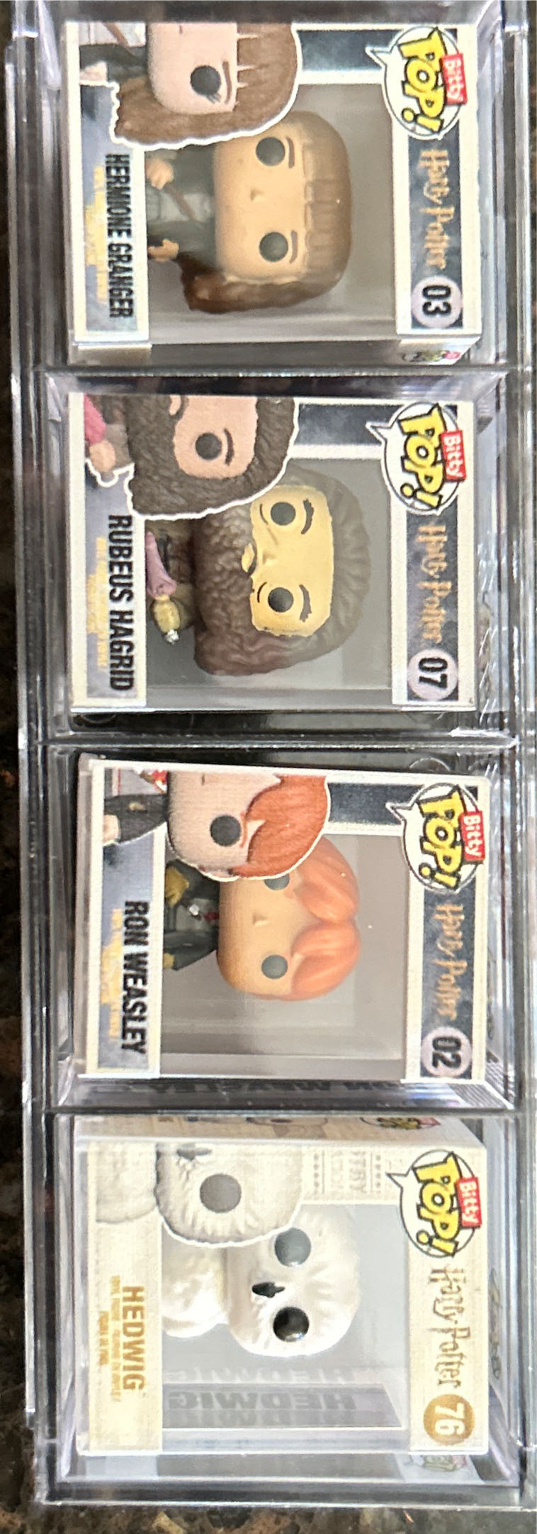 Harry Potter 4-pack Hermione Granger 4-pack  (Funko Bitty Pop!) action figure collectible [Barcode 889698713160] - Main Image 2