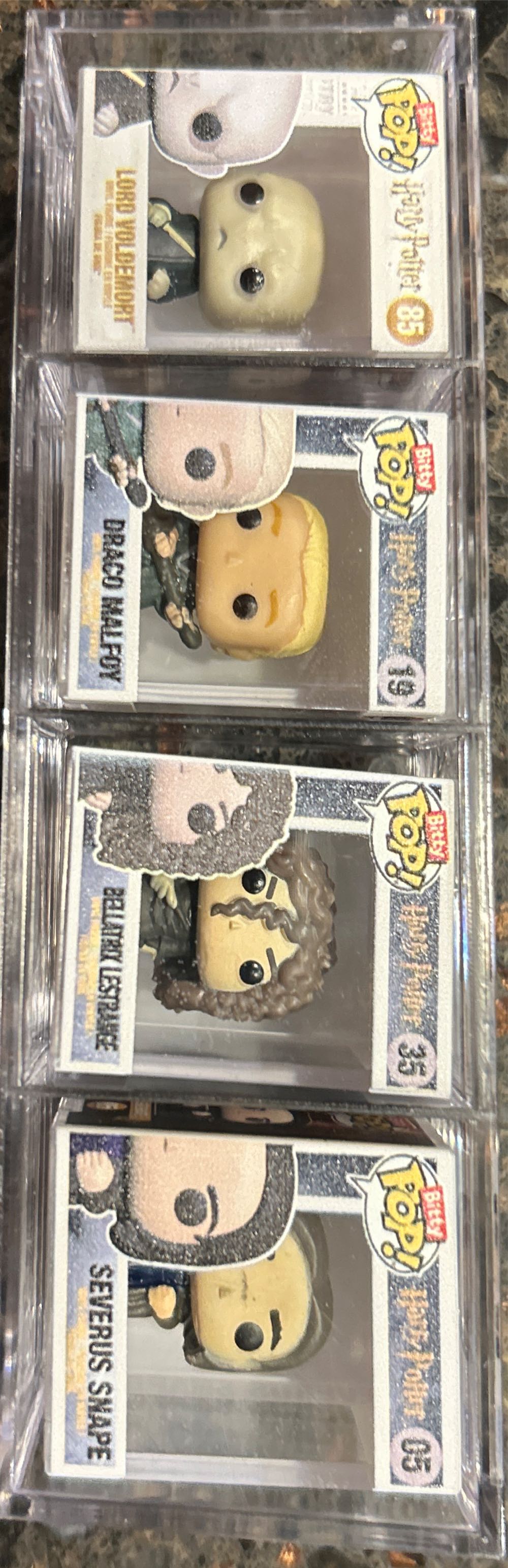 Harry Potter 4-pack Lord Voldemort 4-pack  (Funko Bitty Pop!) action figure collectible [Barcode 889698713184] - Main Image 2