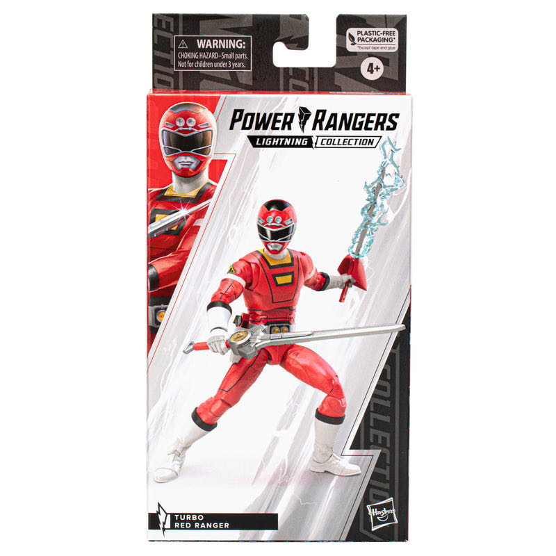 Red Turbo Ranger - Hasbro (Power Rangers: Lightning Collection) action figure collectible - Main Image 2