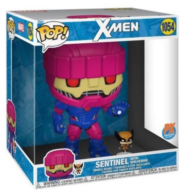 Sentinel With Wolverine #1054 ~ Xmen  ( Jumbo Size ) - Funko (Funko Pop) action figure collectible [Barcode 889698666367] - Main Image 3
