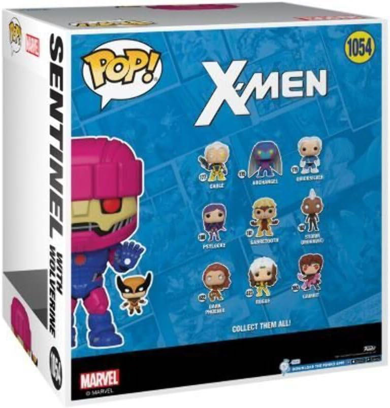 Sentinel With Wolverine #1054 ~ Xmen  ( Jumbo Size ) - Funko (Funko Pop) action figure collectible [Barcode 889698666367] - Main Image 4