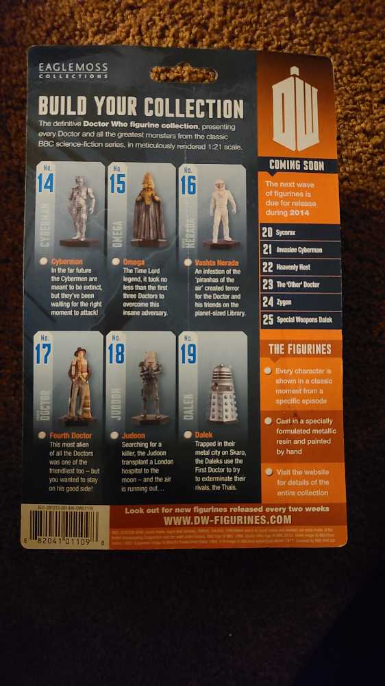 Eaglemoss The Doctor Who Figurine Collection Fourth Doctor  #17  action figure collectible [Barcode 882041011098] - Main Image 4