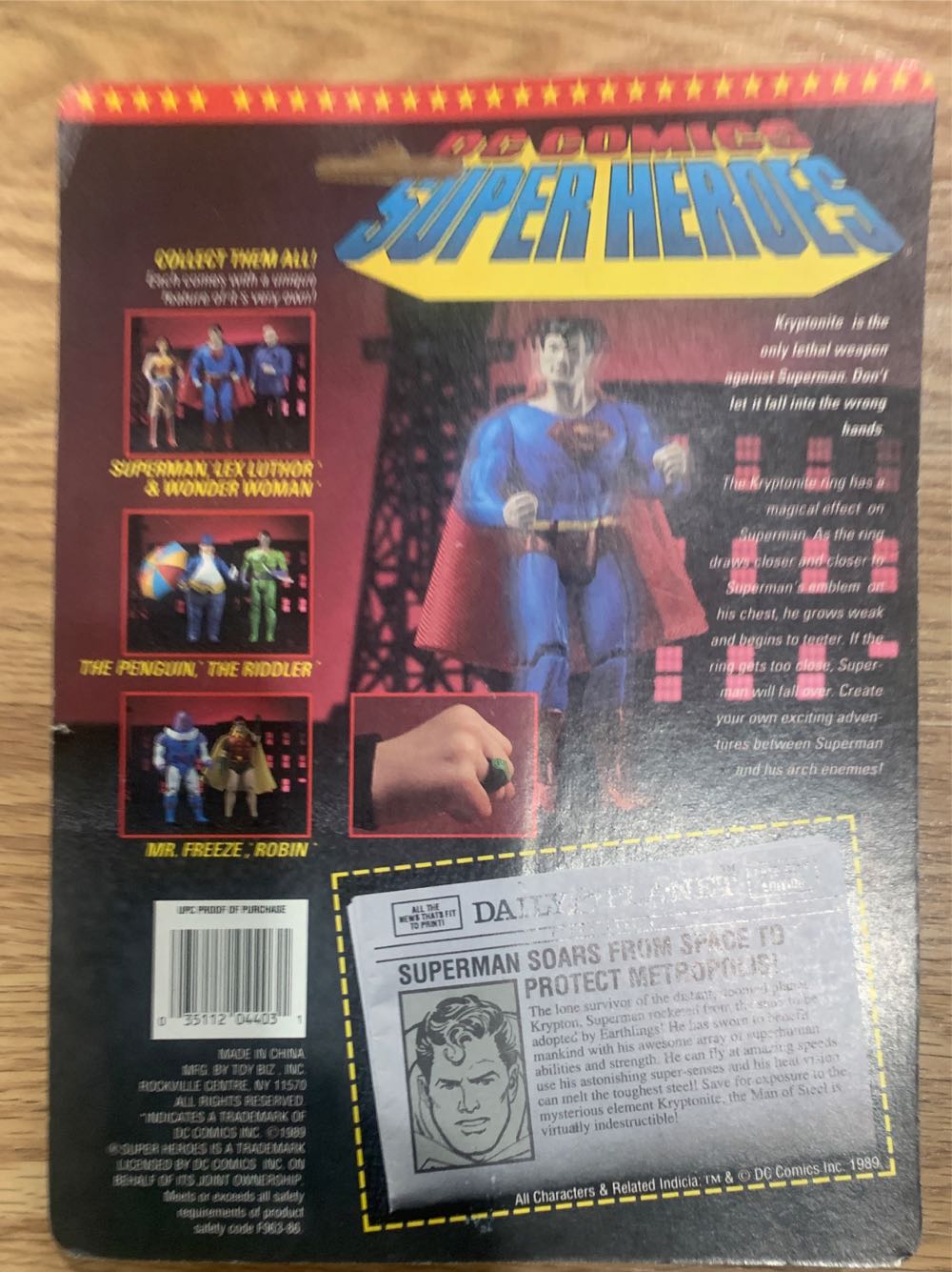 Dc Comics Super Heroes  action figure collectible [Barcode 035112044031] - Main Image 2