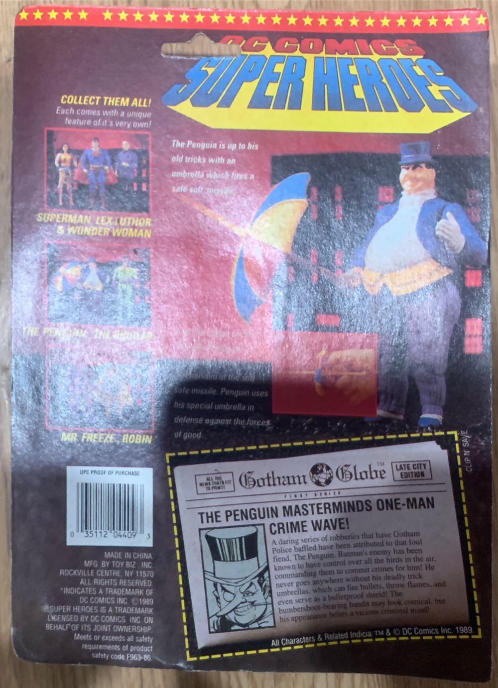 Dc Comics Super Heroes - Toy Biz (DC Comics Super Heroes) action figure collectible [Barcode 035112044093] - Main Image 2