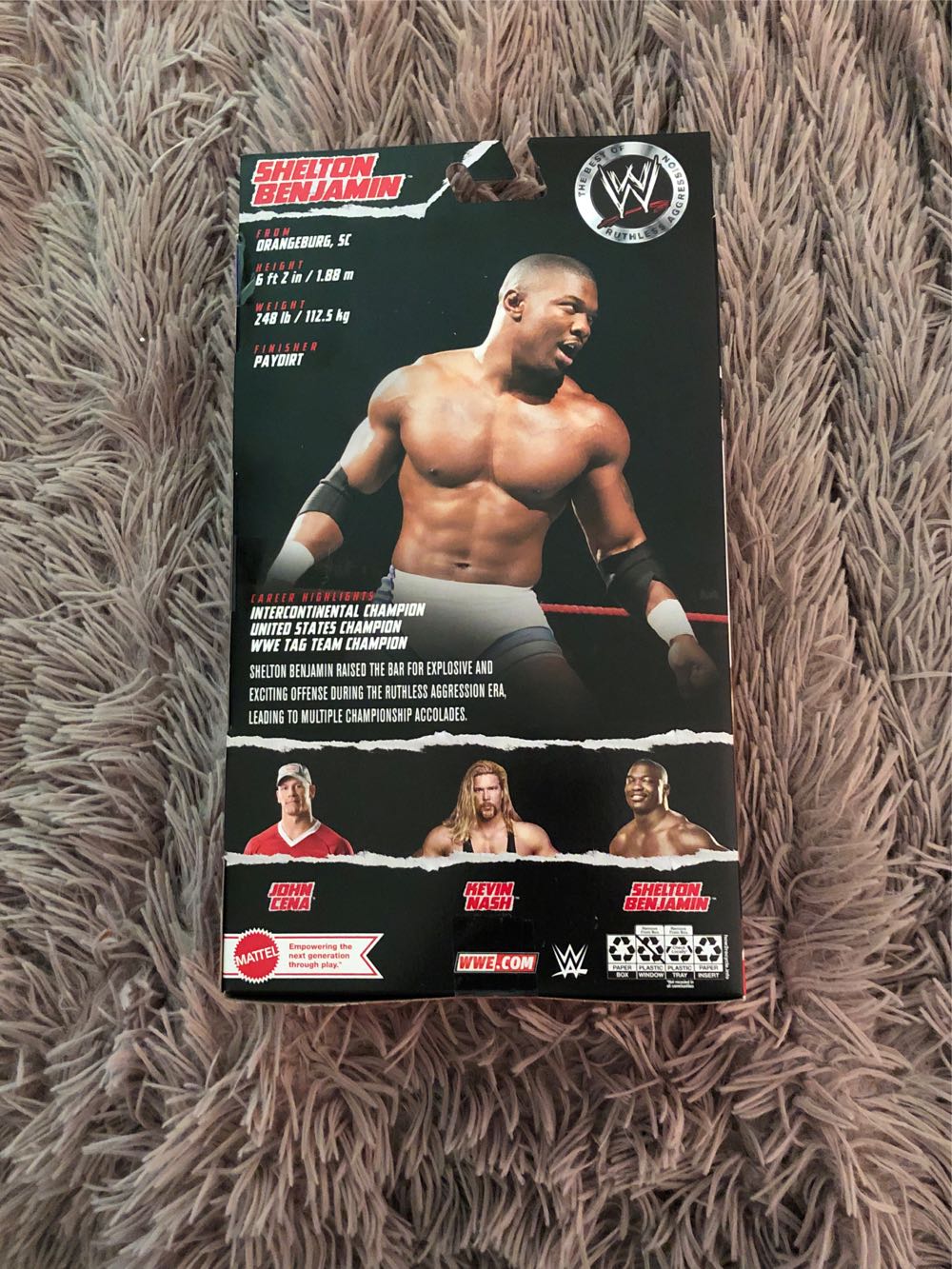 Shelton Benjamin - Mattel (Mattel Elite Collection Ruthless Aggression) action figure collectible [Barcode 194735137138] - Main Image 2
