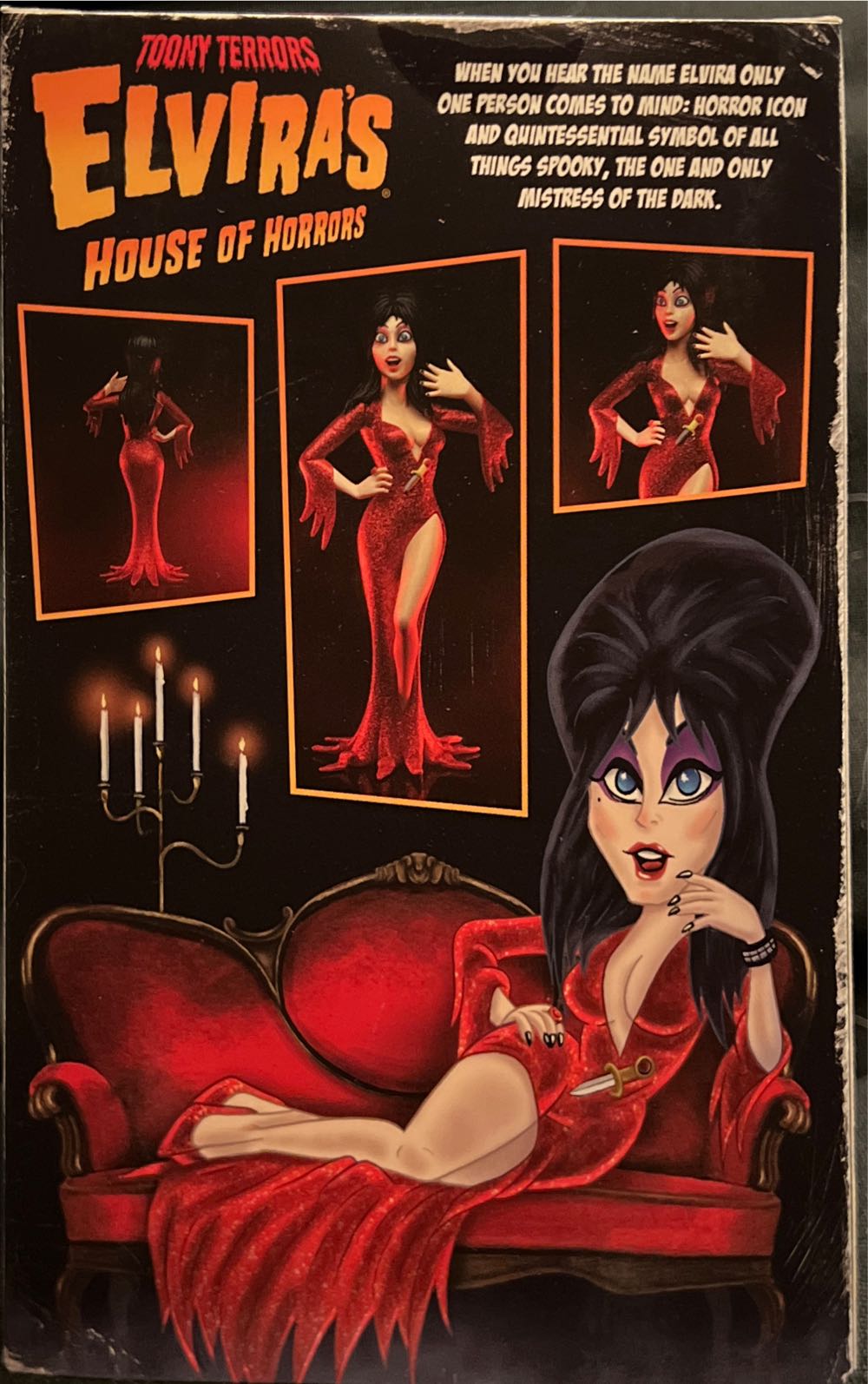Elvira’s House of Horrors - Neca (Toony Terrors) action figure collectible [Barcode 634482560648] - Main Image 4