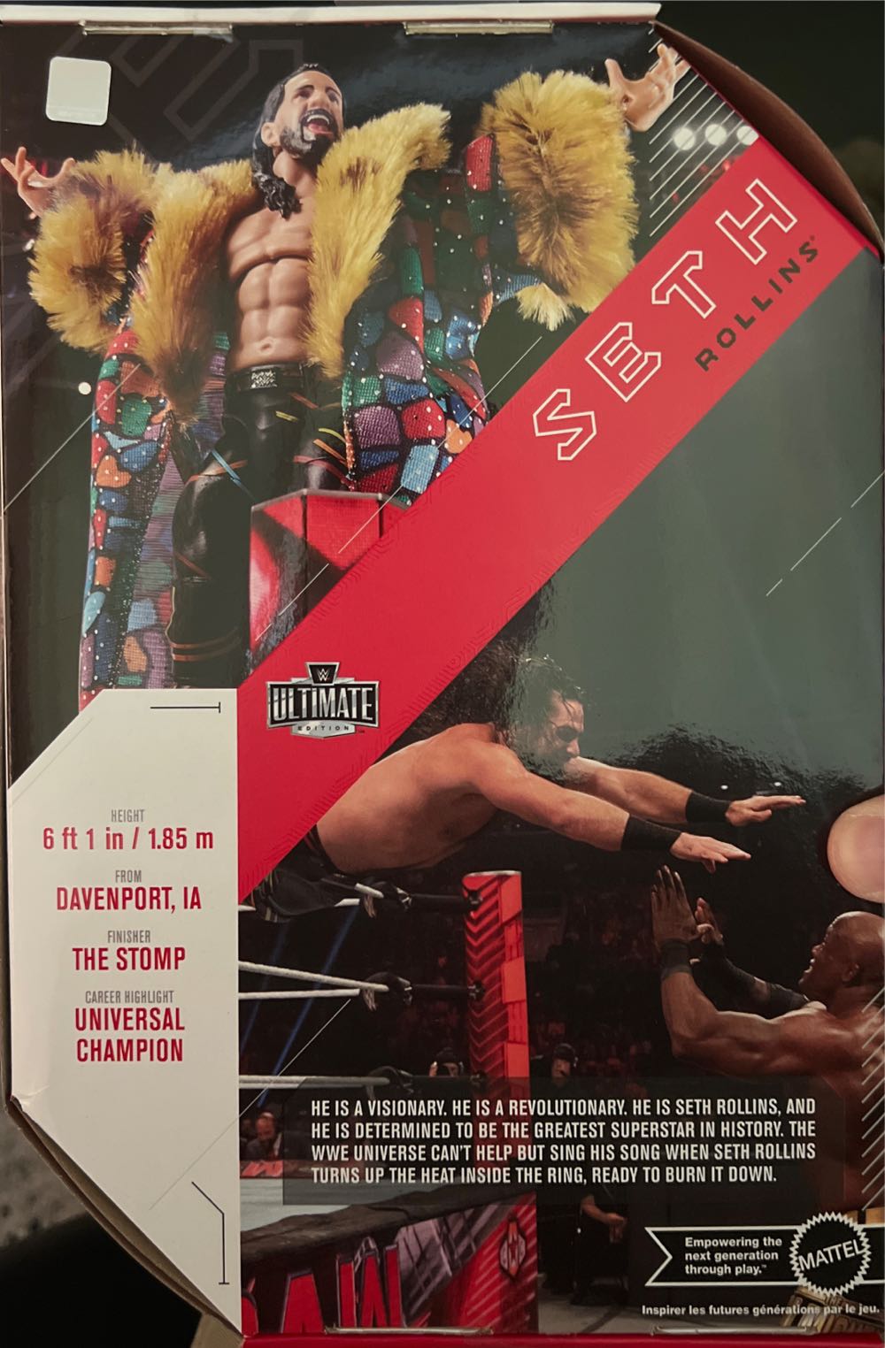 WWE Ultimate Seth Rollins - Mattel (WWE Ultimate Edition 17) action figure collectible [Barcode 194735107650] - Main Image 3