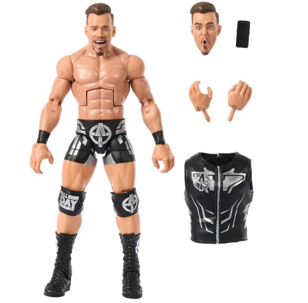 Austin Theory Elite 102 ( Chase ) - Mattel (WWE Elite Collection - Series 102) action figure collectible [Barcode 194735105335] - Main Image 3