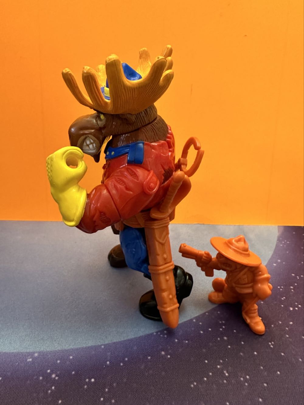 TMNT Monty Moose & Bob The Beaver (1992) - Playmates action figure collectible - Main Image 4