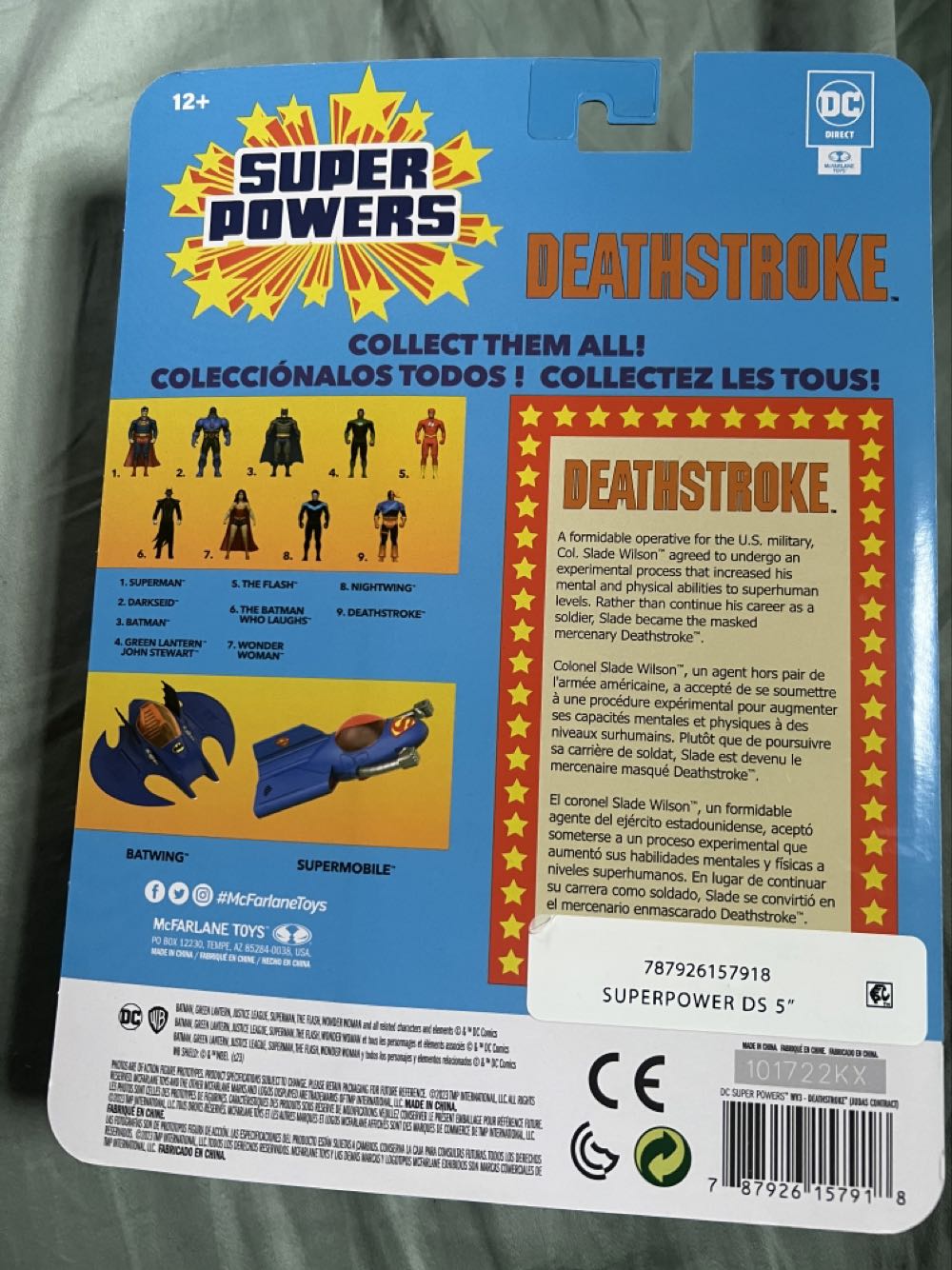 Super Powers - Deathstroke (Judas Contract) - McFarlane Toys (Super Powers) (DC Super Powers Wave 3) action figure collectible [Barcode 787926157918] - Main Image 2