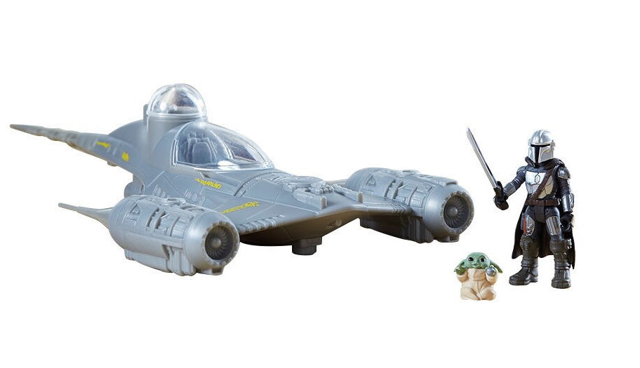 Star Wars Mission Fleet - Mando’s N-1 Starfighter - Hasbro action figure collectible [Barcode 5010996119551] - Main Image 3